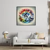 Colored Musical Notes-11CT Stamped Cross Stitch 40*40cm/15.75*15.75in