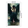 (Big Size)Fallen Angel - 11CT Stamped Cross Stitch - 40*70cm - Halloween