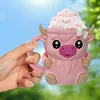 Cute Penguin Cow Leak Proo Ice Cream Pint Containers for Gathering Party Picnic