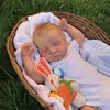 [New] 20" Real Lifelike Reborn Silicone Vinyl Baby Boy with Blonde Hair Named Fraker - RBBI-Myrebornbabydoll&reg; Myrebornbabydoll&reg;