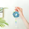 2Pcs Diamond Painted Garland Crystal Aurora Light Hanging Pendant 