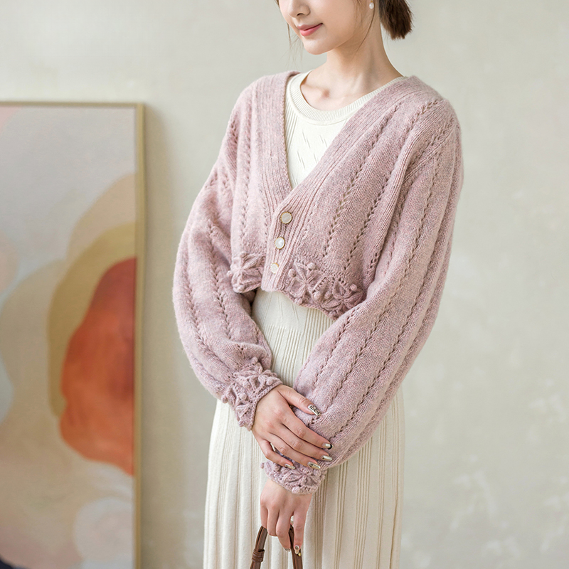 Susan's Cardigan DIY Knitting Kit - Premium Handmade Yarn Pack