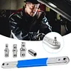 Impact Ready Ratchet Spanner & 1/2 1/4 3/8 inch Adapters Offset Extension Wrench