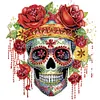 Diamond Painting-DIY Crystal Rhinestone Halloween Skull