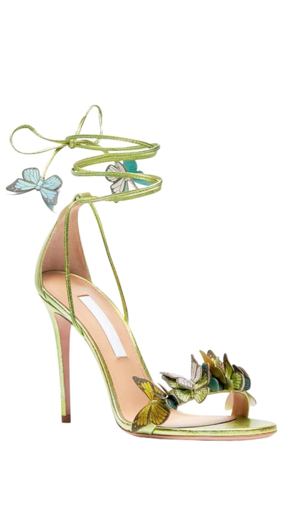 Butterfly Stiletto High Heels Flowering Girl