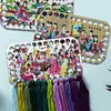 3pcs Embroidery Floss Organizer 34-Hole Row Line Tool Cross Stitch Thread Holder
