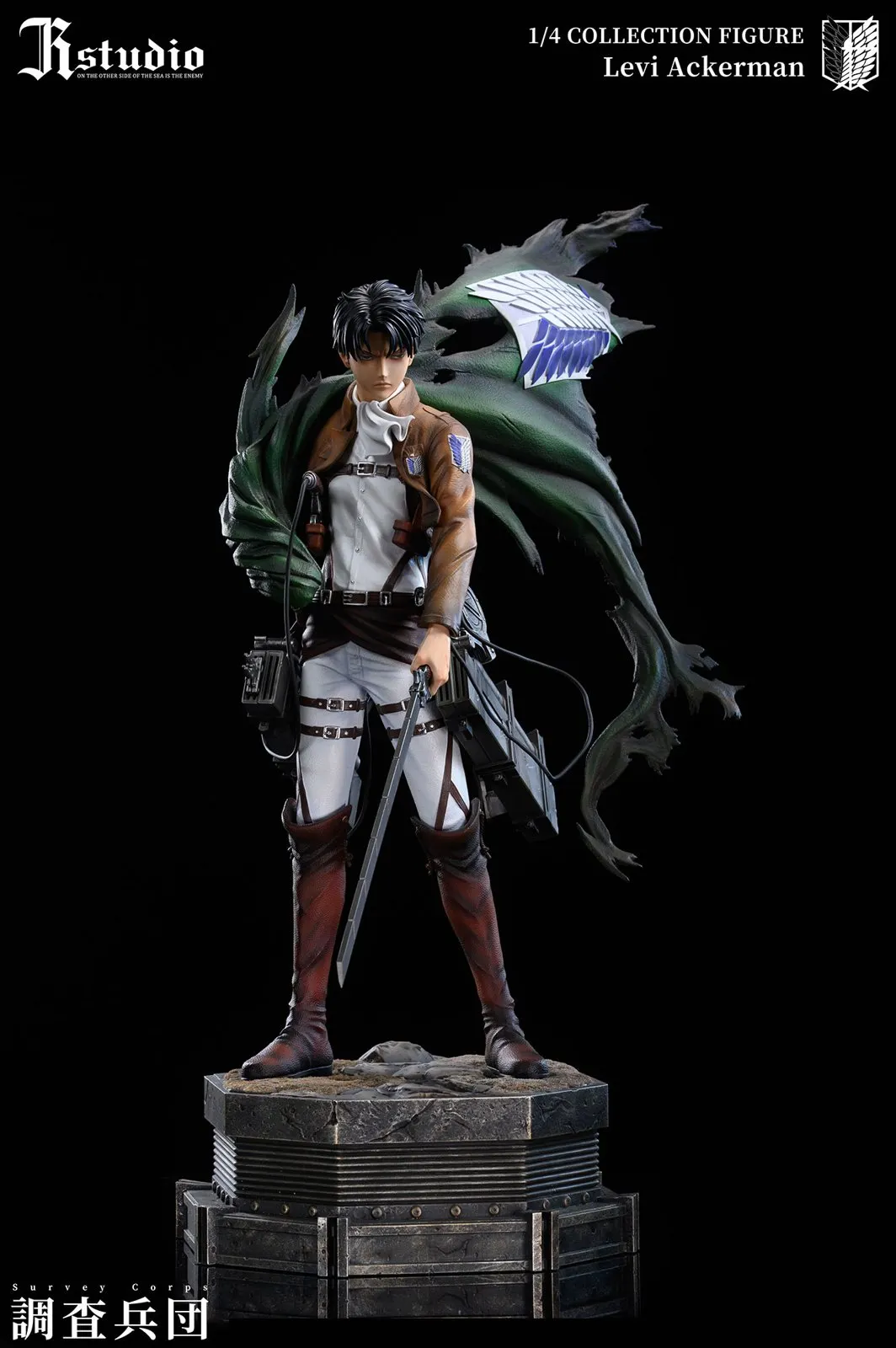 1/4 Scale A Project Series 003 Erwin Smith & 004 Levi Ackerman