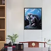 Wolf Girl - Round AB Drills Diamond Painting(45x35cm)
