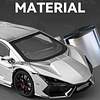 1:24 Simulated Sports Car Model Electroplated Alloy Model