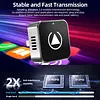 2 in 1 Wireless CarPlay Android Auto Adapter Plug & Play for Factory Wired Cars