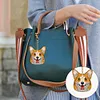 9Pcs DIY Diamond Painting Dog Keychain