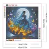 Belle jupe fille-ronde drill diamond painting-40*40cm
