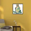 >SALE<5D DIY Partial Special Shaped Drill Diamond Painting Kit Flower Vase Home Decor