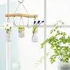 Glass Container Plants Glass Air Plants Hanging Glass Container Plants Glass Home Decor Vase Wall Mounted Glass Planter (Hanging Glass Vase)