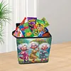(US Local)Cute Grandma DIY Special Shape Diamond Painting Folding Storage Box Container Organizer Case Kit