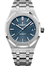 Silver 904L Steel Blue Dial - Automatic - 37mm