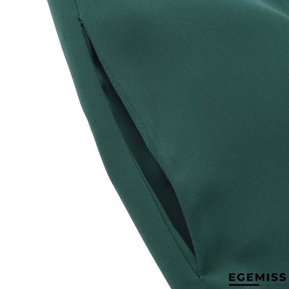 Autumn Casual Women's Cardigan Long Sleeve Stand Collar Large Swing Dress | EGEMISS