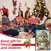 (US Local)50-Page A5 Snowman Diamond Painting Notebook for Adult Holiday Birthday Gift