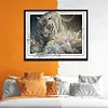 Tiger-14CT Stamped Cross Stitch Kit(44*36cm)