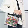 Diamond Painting Tulip Bouquet Crossbody Bag Ethnic Style Handbag with Adjustable Strap