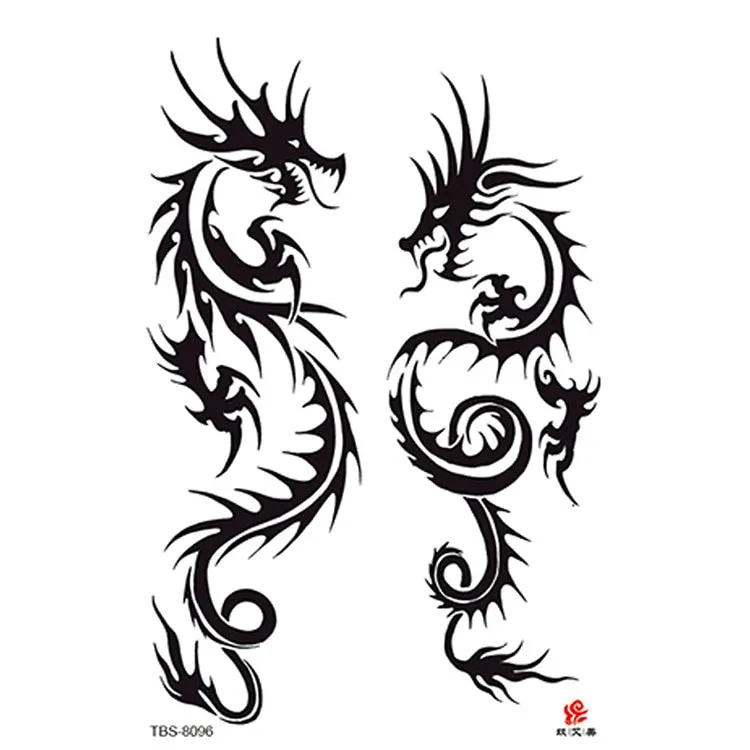 Tattoo Sticker Totem Symbol Temporary Sleeve Tattoo Waterproof Sexy Body Art Fashion