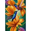 Diamond Painting -5D Full Round Drill Birdsong Fragrant Flowers(60x40cm)