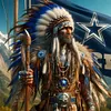 Indians nfl dallas cowboys-ronde drill diamond painting-40*40cm