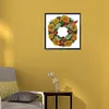 >SALE<5D DIY Partial Special Shaped Drill Diamond Painting Sunflower Wreath Kit30x30cm
