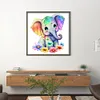 Elephant - 18CT Stamped Cross Stitch 20*20cm/7.87*7.87in