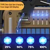 Solar USB Charging Work Light Power Display IPX4 Waterproof Light (Lampshade)