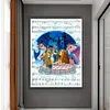 (Big Size) Lady And The Tramp Sheet Music - 11CT Stamped Cross Stitch 50*65cm/19.69*25.59in