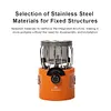 2 In 1 Camping Stove Gas Heater 2500W Portable Roasting Stove for Travelling