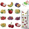 12Pcs Diamond Art Magnets Fridge Sticker Set for Adults Beginners (CN562 Fruit)