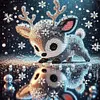 Diamond Painting-DIY Crystal Rhinestone Deer