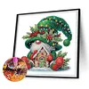 (US Local)4Pack Xmas-Special Shaped Diamond Painting Kit(30x30cm)
