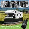 [US Local Warehouse] Mobile Home Skirting with Bottom Iron Mesh RV Skirting for Winter 3.1x65.6ft Rv Underbelly Panels Easy Installation for Garden Outdoor Yard