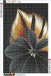 Black Gold Plant - Full Round Diamond Painting(90*45cm)
