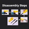 Electric Power Wood Carving Chisel Set For Angle Grinder