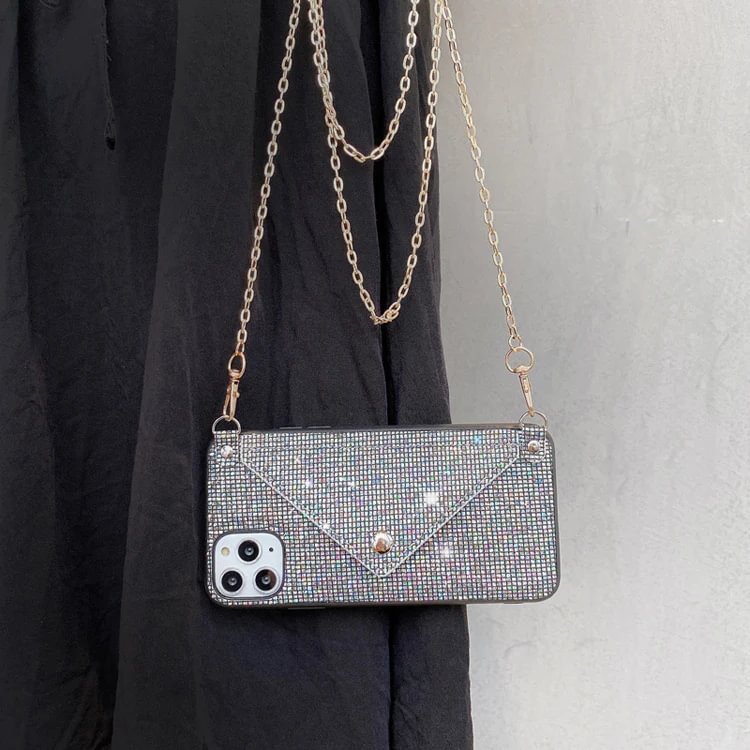 For iPhone 13/14 Luxury Flash Wallet Phone Case