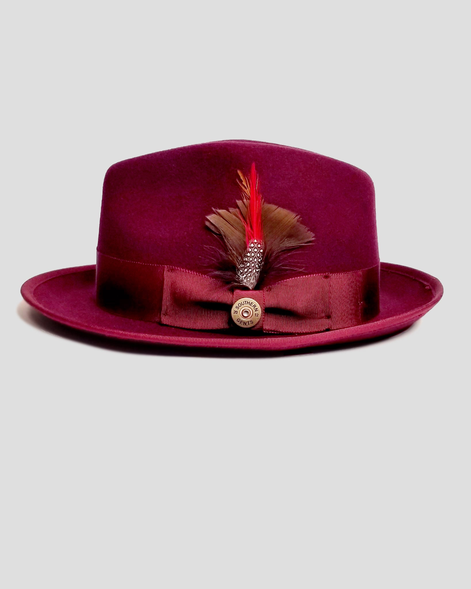 Miller Ranch-SG Trilby Fedora &ndash; Burgundy