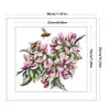 Magnolia And Bee-14CT Stamped Cross Stitch 30*26cm/11.81*10.24in