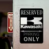 Kawasaki - Panneaux en &eacute;tain m&eacute;tallique(20*30cm/30*40cm) - Garage