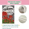 DIY Diamong Painting Double Sided Drills Garden Flags Outdoor Decor Holiday Garden Decorations Kit(Welcome Porch)