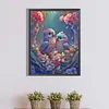 A Pair Of Colorful Love Birds - Round Drill Diamond Painting - 45*60CM (Big Size Partial AB Drill)