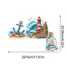 DIY Ocean Lighthouse Door Frame Diamond Painting Door Corner Sign Kit