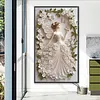 Diamond Painting-DIY Crystal Rhinestone White Dress Fairy(40x70cm)