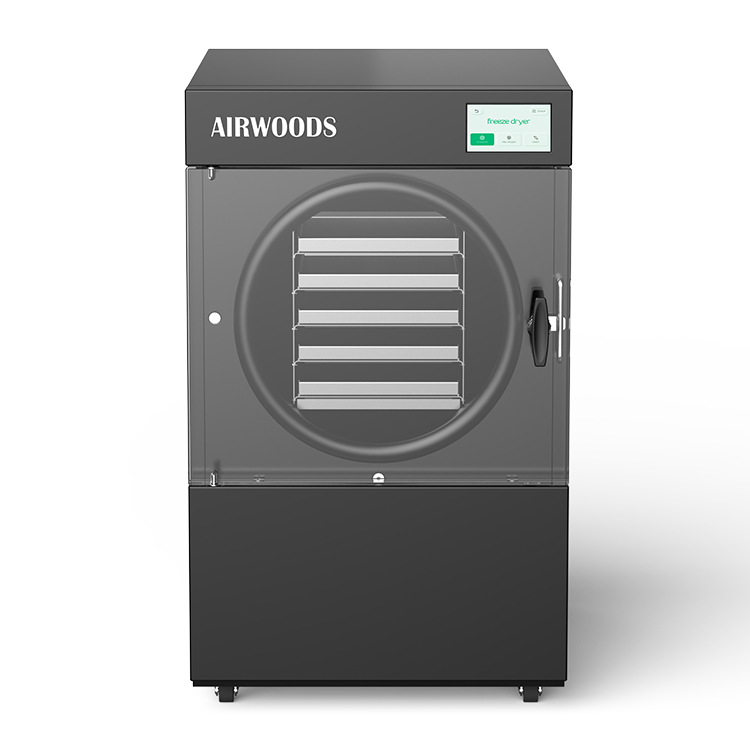 Black Airwoods 7KG 5 Trays Lyophilize Freeze Dryer for Home Use