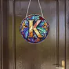 >SALE<Double Sided Letter K  Diamond Drawing Hanging Ornament for Home Decor