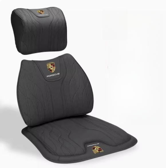 Napa Leather Car Seat Cushion Lumbar Seat Cushion