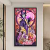 Glass Painting Villain-14CT Stamped Cross Stitch 40*70cm/15.75*27.56in(Big Size)